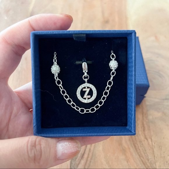 Swarovski Chain Bracelet with Chain - Picture 2 of 7